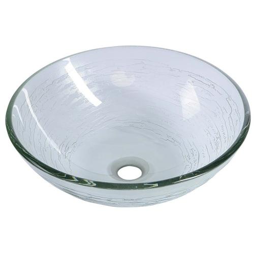 RIPPLE Umywalka szklana ⌀42x14 cm 2501-18