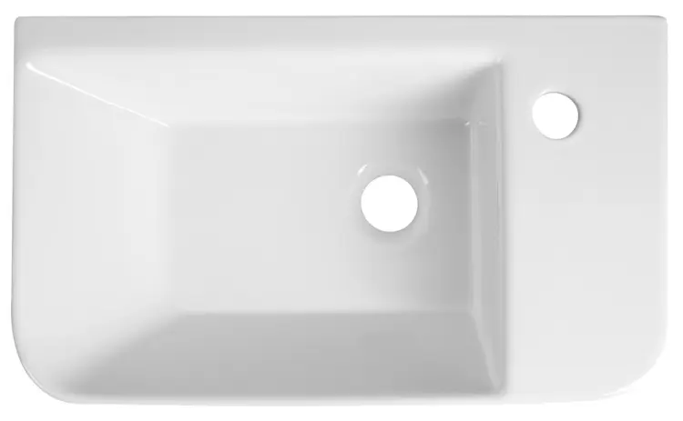 PRIMO umywalka ceramiczna 50x28cm, biały 100605