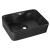 BALENA umywalka ceramiczna nablatowa, 48x13,5x37 cm, czarny mat BH7013B