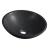 BLOK Umywalka kamienna okrągła 40 cm czarna matowa 2401-35