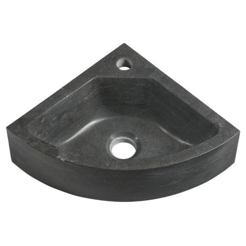 BLOK Umywalka kamienna narożna 30x10x30 cm antracyt 2401-30