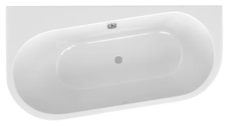 ASTRA WDL MONOLITH wanna wolnostojąca przyścienna 160x85x60cm, biała 30611MDL z góry