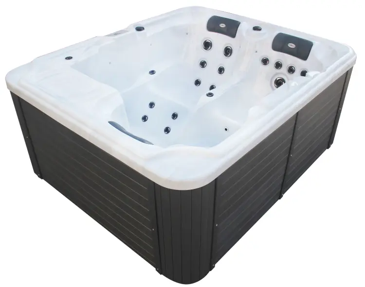 Basen ogrodowy zewnętrzny JACUZZI - OASIS, 3 osobowy biały ze schodkami i pokrywą SPA10