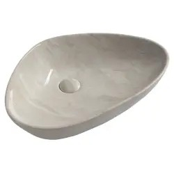 DALMA umywalka ceramiczna  58,5x39 cm  marfil MM227
