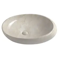 DALMA umywalka ceramiczna  68x44x16,5 cm  marfil MM327