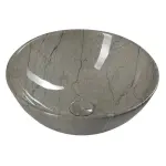 DALMA umywalka ceramiczna   ⌀42x16,5 cm grigio MM113