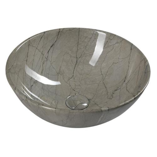 DALMA umywalka ceramiczna ⌀42x16,5 cm grigio MM113