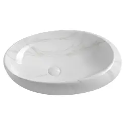 DALMA umywalka ceramiczna  68x44x16,5 cm carrara MM317