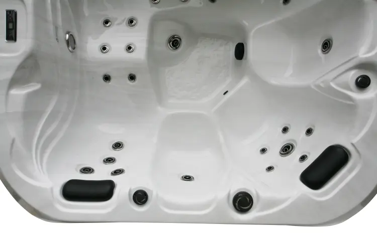 Basen ogrodowy zewnętrzne JACUZZI, 5 osobowe ze schodkami i pokrywą - SPA54