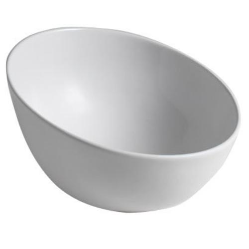 DOME OBLIQUO umywalka ceramiczna nablatowa 44,5x26,5 cm WH031