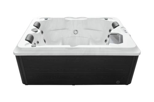 Basen ogrodowy zewnętrzny 3 osobowy JACUZZI - DIABLO, ze schodkami i pokrywą biały - SPA56