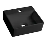 GIULIA umywalka ceramiczna 33,5x29cm, czarny mat 	BH7002B