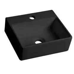 GIULIA umywalka ceramiczna 33,5x29cm, czarny mat 	BH7002B