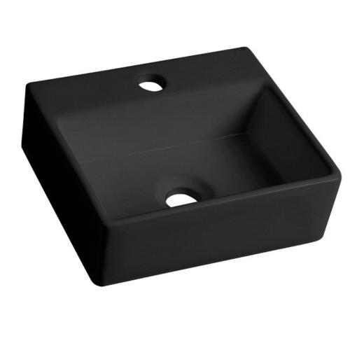 GIULIA umywalka ceramiczna 33,5x29cm, czarny mat BH7002B
