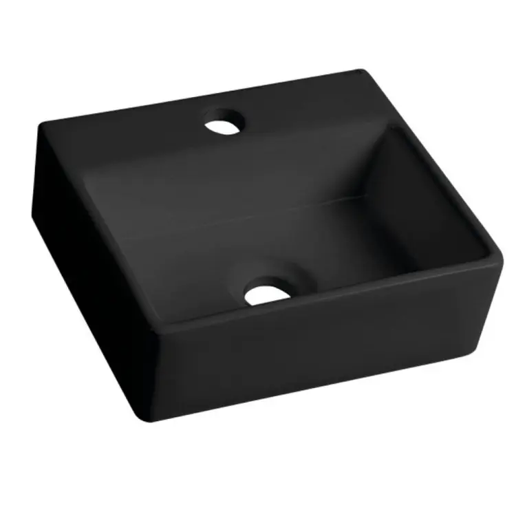 GIULIA umywalka ceramiczna 33,5x29cm, czarny mat BH7002B