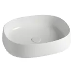 JUMPER umywalka ceramiczna nablatowa 50x13x40 cm, bez przelewu  WH071