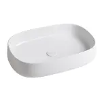 JUMPER umywalka ceramiczna nablatowa 60x13x40 cm, bez przelewu  WH070