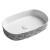 INFINITY OVAL umywalka ceramiczna nablatowa, 55x36cm, terrazzo 10NF65055-2L-TRZ