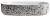 INFINITY OVAL umywalka ceramiczna nablatowa, 55x36cm, terrazzo 10NF65055-2L-TRZ bok