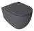INFINITY miska WC wisząca, Rimless, 36,5x53cm, antracyt 10NF02005-2C bokiem