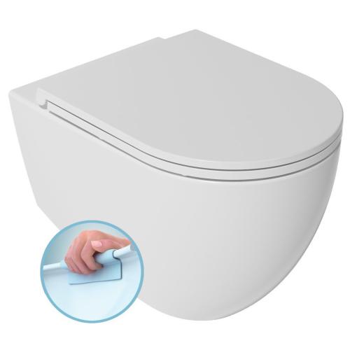 INFINITY miska WC wisząca, Rimless, 36,5x53cm, biały 10NF02004