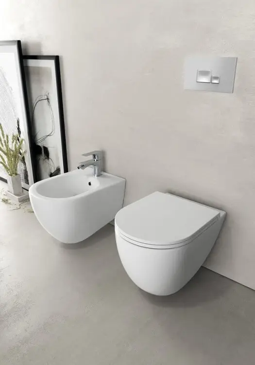 INFINITY miska WC wisząca, Rimless, 36,5x53cm, biały mat 10NF02005-2L widok