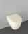 INFINITY miska WC wisząca, Rimless, 36,5x53cm, Ivory 10NF02005-2K zamontowany