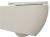 INFINITY miska WC wisząca, Rimless, 36,5x53cm, Ivory 10NF02005-2K  bokiem