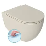 INFINITY miska WC wisząca, Rimless, 36,5x53cm, Ivory 10NF02005-2K