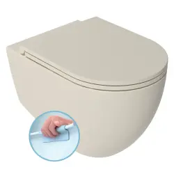 INFINITY miska WC wisząca, Rimless, 36,5x53cm, Ivory 10NF02005-2K