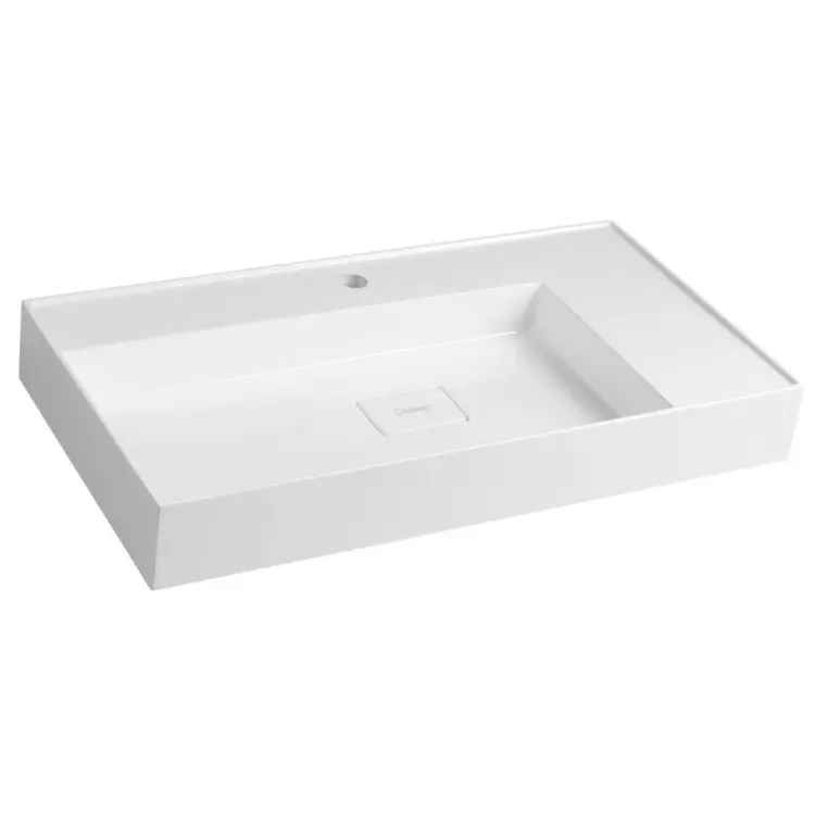 GODIVA umywalka kompozytowa 83x44cm, biała GU083L