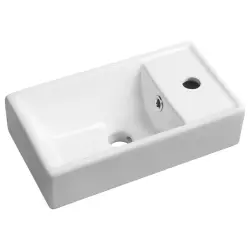 MINOS Umywalka ceramiczna 40x22 cm, prawa 4059 
