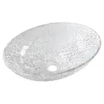 PURUS umywalka szklana 50x36 cm, przezroczysta TY305CL