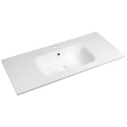 SIDRA umywalka kompozytowa 101x46 cm,  biała SD101