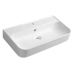 SISTEMA U umywalka ceramiczna 70x38 cm, biała 10PL53070