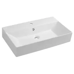SISTEMA Umywalka ceramiczna nablatowa 70x42 cm 10SF50070