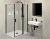 SISTEMA Umywalka ceramiczna nablatowa 70x42 cm 10SF50070 aranżacja