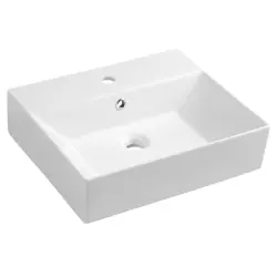SISTEMA Umywalka ceramiczna nablatowa 50,5x42 cm 10SF50051