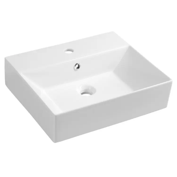 SISTEMA Umywalka ceramiczna nablatowa 50,5x42 cm 10SF50051