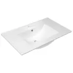SLIM Umywalka ceramiczna wpuszczana w blat 75x46 cm 1601-75