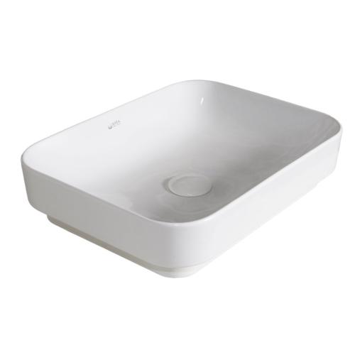 SOTT AQUA Umywalka ceramiczna 50x38cm, biała 10SQ51050