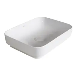 SOTT AQUA Umywalka ceramiczna 60x38cm, biała 10SQ50060