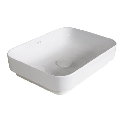 SOTT AQUA Umywalka ceramiczna 60x38cm, biała 10SQ50060