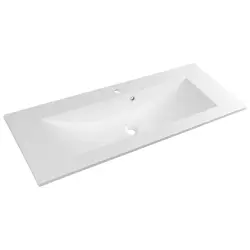 YUKON umywalka kompozytowa 120x45cm, biała YU121