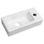 ZOE umywalka ceramiczna 37x9x18 cm prawa AR495