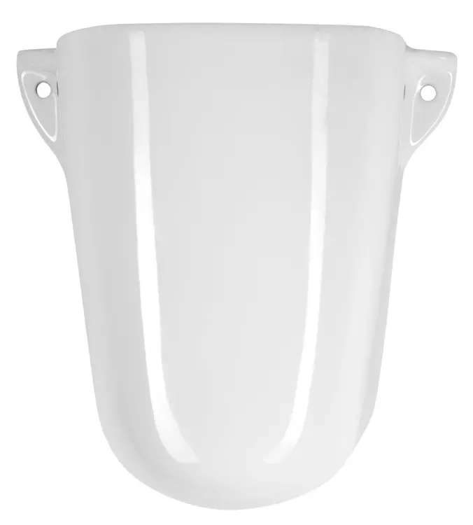SPIRAL ceramiczna pokrywa syfonu, półkolumna, biały 201.080.0  front