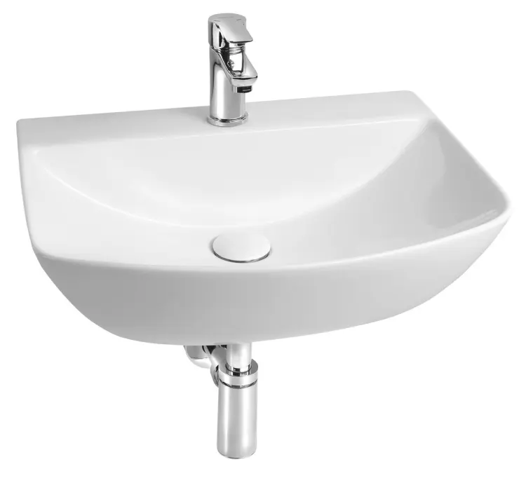 STOLZ umywalka ceramiczna 51x40 cm, biała 201.092.0  z baterią