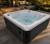 Basen ogrodowy zewnętrzny 5 osobowy JACUZZI - HAWAI, z pokrywą i schodkami biały marmur SPA16