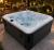 Basen ogrodowy zewnętrzny 3 osobowy JACUZZI - MAURITIUS, z pokrywą i schodkami biały marmur SPA18