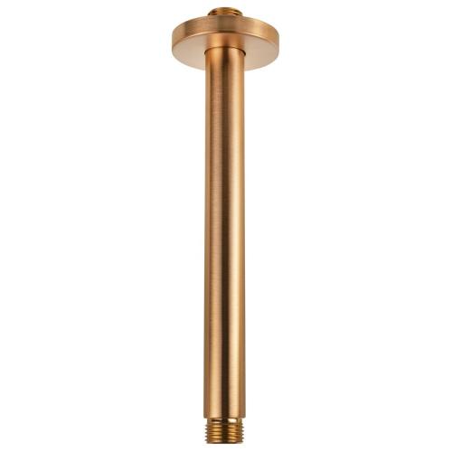 Ramię deszczowni sufitowe 20 cm okrągłe miedź mat 1205-05PG
